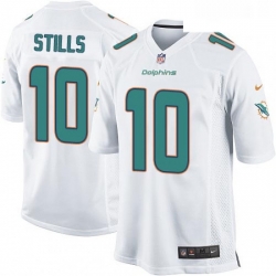 Youth Nike Miami Dolphins 10 Kenny Stills Game White NFL Jersey