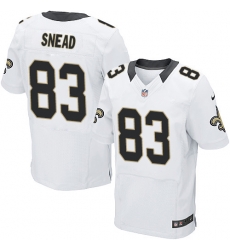 Nike New Orleans Saints #83 Willie Snead Mens Elite White NFL Jersey