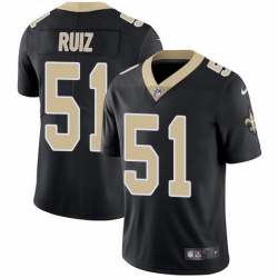 Nike Saints 51 Cesar Ruiz Black Team Color Men Stitched NFL Vapor Untouchable Limited Jersey