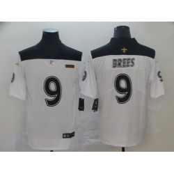 Saints 9 Drew Brees White City Edition Vapor Untouchable Limited Jersey