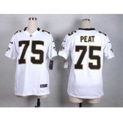 nike women nfl jerseys new orleans saints 75 peat white[nike]