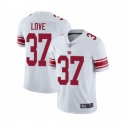 Men New York Giants #37 Julian Love White Vapor Untouchable Limited Player Football Jersey