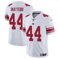 Men New York Giants 44 Cam Skattebo White 2025 Draft Vapor Untouchable Limited Stitched Jersey