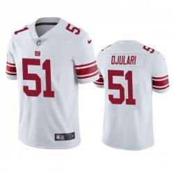 Men New York Giants 51 Azeez Ojulari White Vapor Untouchable Limited Stitched Jersey