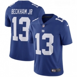 Mens Nike New York Giants 13 Odell Beckham Jr Royal Blue Team Color Vapor Untouchable Limited Player NFL Jersey