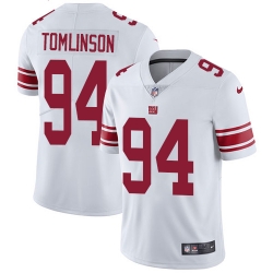 Nike Giants #94 Dalvin Tomlinson White Mens Stitched NFL Vapor Untouchable Limited Jersey