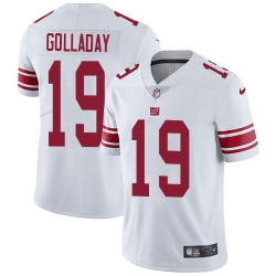 Nike New York Giants 19 Kenny Golladay White Men Stitched NFL Vapor Untouchable Limited Jersey