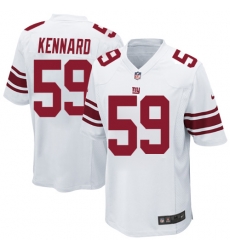 Nike New York Giants #59 Devon Kennard White Mens Stitched NFL Elite Jersey