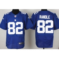 Nike New York Giants 82 Rueben Randle Blue Elite NFL Jersey