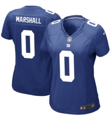 Women's New York Giants Brandon Marshall Nike Royal Game Jersey