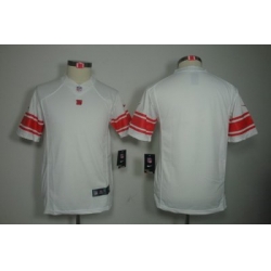 Nike Youth New York Giants Blank White Color[Youth Limited Jerseys]