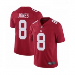 Youth New York Giants 8 Daniel Jones Red Alternate Vapor Untouchable Limited Player Football Jersey