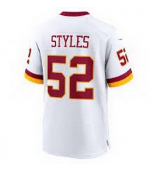 Men Washington Commanders 52 Sonny Styles White Vapor Limited Stitched Football Jersey Men Washington Commanders 52 Sonny Styles White Vapor Limited Stitched Football Jersey