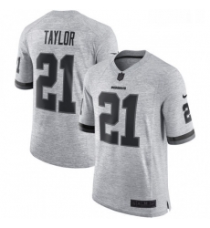 Mens Nike Washington Redskins 21 Sean Taylor Limited Gray Gridiron II NFL Jersey