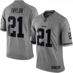 Mens Nike Washington Redskins 21 Sean Taylor Limited Gray Gridiron NFL Jersey