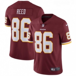 Mens Nike Washington Redskins 86 Jordan Reed Burgundy Red Team Color Vapor Untouchable Limited Player NFL Jersey