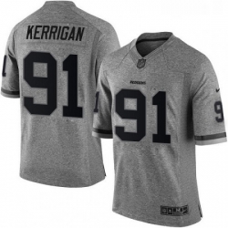 Mens Nike Washington Redskins 91 Ryan Kerrigan Limited Gray Gridiron NFL Jersey