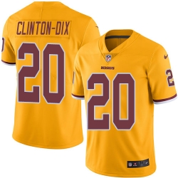 Nike Redskins #20 Ha Ha Clinton Dix Gold Men Stitched NFL Limited Rush Jersey