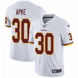 Nike Redskins #30 Troy Apke White Mens Stitched NFL Vapor Untouchable Limited Jersey