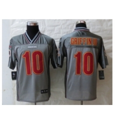 Nike Washington RedSkins 10 Robert Griffin III Grey Elite Vapor NFL Jersey