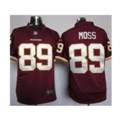 Nike Washington Redskins 89 Santana Moss Red Game NFL Jersey