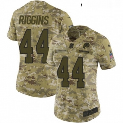 Womens Nike Washington Redskins 44 John Riggins Limited Camo 2018 Salute to Service NFL Jersey