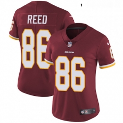 Womens Nike Washington Redskins 86 Jordan Reed Burgundy Red Team Color Vapor Untouchable Limited Player NFL Jersey