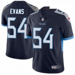 Mens Nike Tennessee Titans 54 Rashaan Evans Navy Blue Team Color Vapor Untouchable Limited Player NFL Jersey