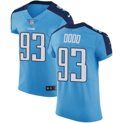 Nike Titans #93 Kevin Dodd Light Blue Team Color Mens Stitched NFL Vapor Untouchable Elite Jersey