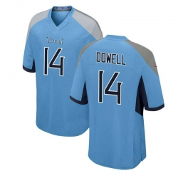 Tennessee Titans  14 Colton Dowell Light Blue Stitched Vapor Limited Football Jerseys
