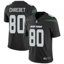 Jets #80 Wayne Chrebet Black Alternate Men Stitched Football Vapor Untouchable Limited Jersey