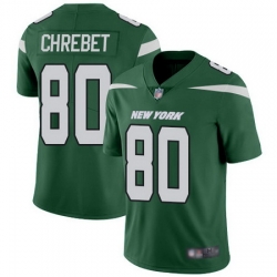 Jets #80 Wayne Chrebet Green Team Color Men Stitched Football Vapor Untouchable Limited Jersey