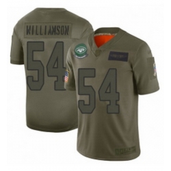 Men New York Jets 54 Avery Williamson Limited Camo 2019 Salute to Service Football Jersey