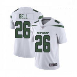 Mens New York Jets 26 Le Veon Bell White Vapor Untouchable Limited Player Football Jersey