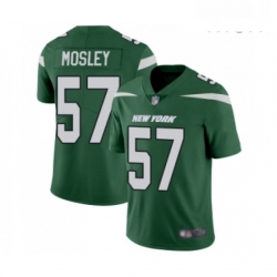 Mens New York Jets 57 CJ Mosley Green Team Color Vapor Untouchable Limited Player Football Jersey