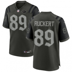 Mens New York Jets 89 Jeremy Ruckert Black Rivalries Collection Jersey