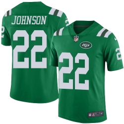 Nike Jets #22 Trumaine Johnson Green Mens Stitched NFL Limited Rush Jersey