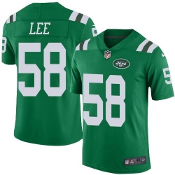 Nike Jets #58 Darron Lee Green Mens Stitched NFL Elite Rush Jersey