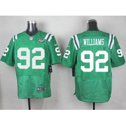 Nike Jets 92 Leonard Williams Green Mens Stitched NFL Elite Rush Jersey