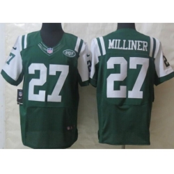 Nike New York Jets 27 Dee Milliner Green Elite NFL Jersey