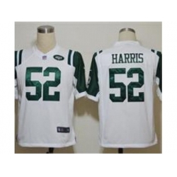 Nike New York Jets 52 David Harris White Game NFL Jersey