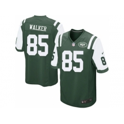 Nike New York Jets 85 Wesley Walker Green Game NFL Jersey