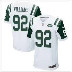 Nike New York Jets #92 Leonard Williams White Stitched NFL Elite Jersey