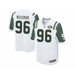 Nike New York Jets 96 Muhammad Wilkerson White Game NFL Jersey