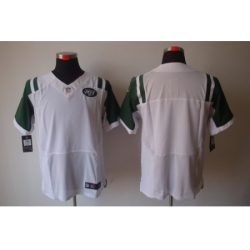 Nike New York Jets Blank White Elite NFL Jersey