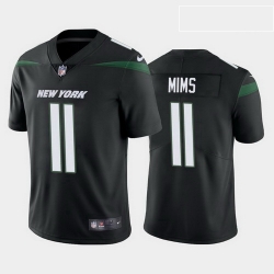 men denzel mims new york jets black vapor limited jersey 