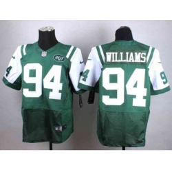 nike nfl jerseys new york jets 94 williams green[Elite]