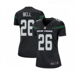 Womens New York Jets 26 Le Veon Bell Game Black Alternate Football Jersey