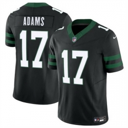 Youth New York Jets 17 Davante Adams Black 2024 F U S E Vapor Untouchable Limited Stitched Jersey