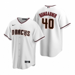 Mens Nike Arizona Diamondbacks 40 Madison Bumgarner White Home Stitched Baseball Jersey